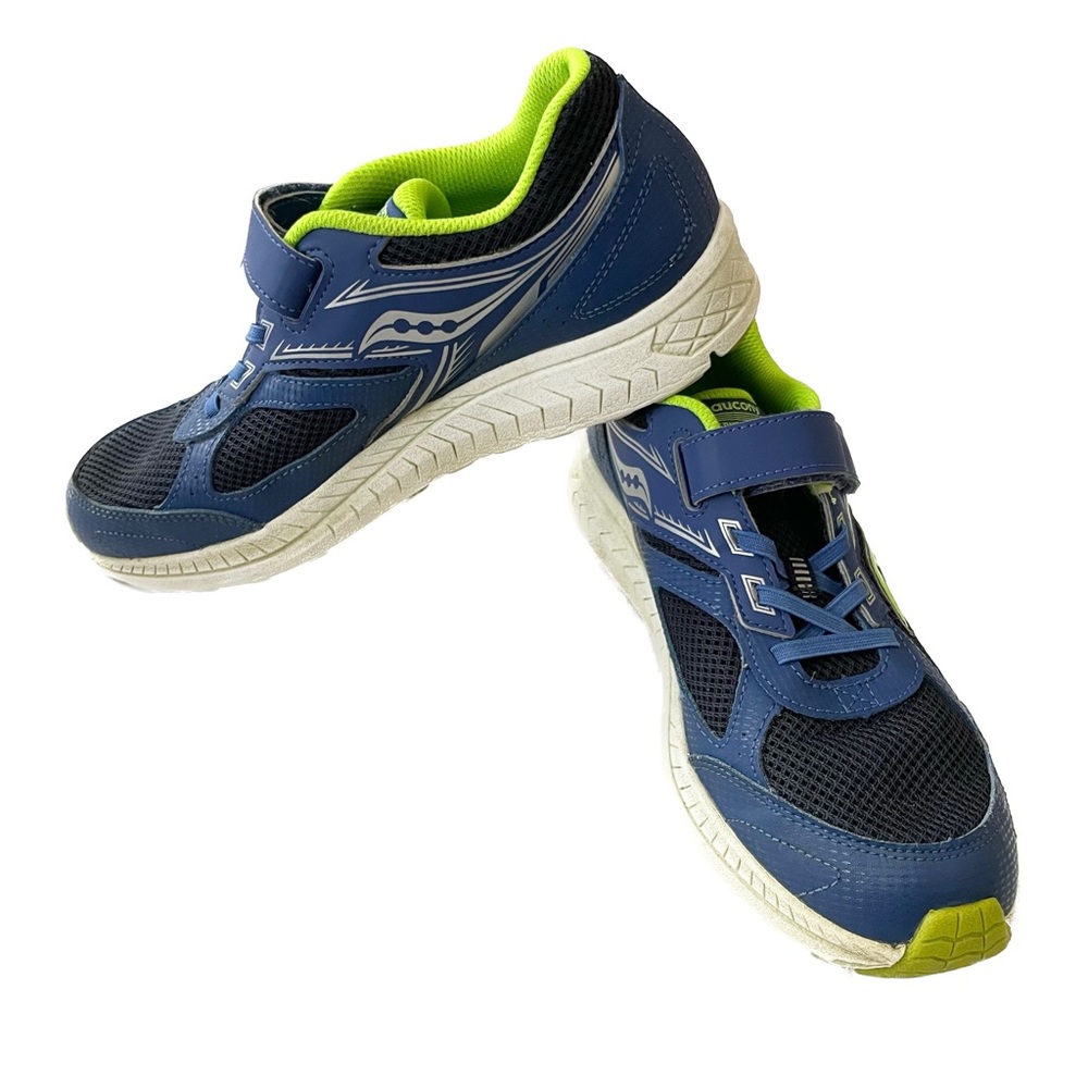 Saucony Men's Cohesion 14 blue & green Running Shoe size 6.5W